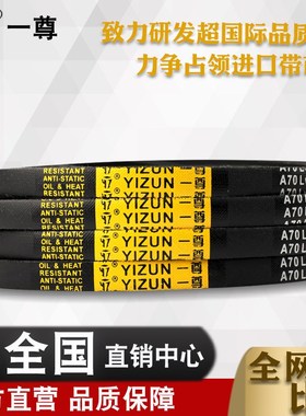 一尊金标三角带A171/172/173/174/175业高速皮带防静电阻燃传动带