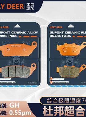 杜邦超合金刹车适用杰迪GZ250 Custom250 巡航车2020年前后碟刹皮