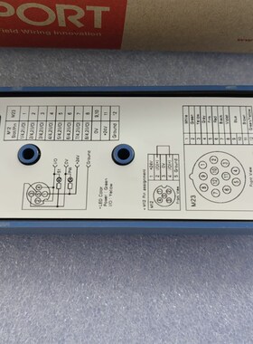 全新原装QPORT韩国进口M12接线板MPB-J80P现货PNP插板蓝色8插头