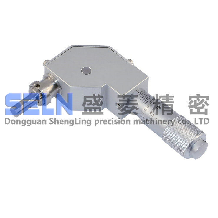 售盛菱MTC13-1/2折返式精密测微头 千分头旋钮 13mm行程微分头