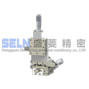 XYZ轴LBDV40 C2千分尺旋钮直线滚珠型手动微调位移平台XYZSG40