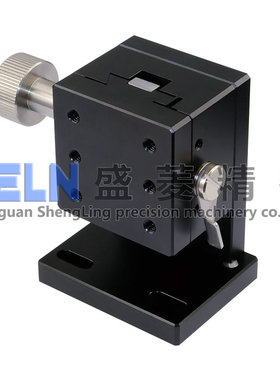 售燕尾槽Z轴LWZ4040精密位移微调手动滑台齿轮齿条驱动平滑工作台