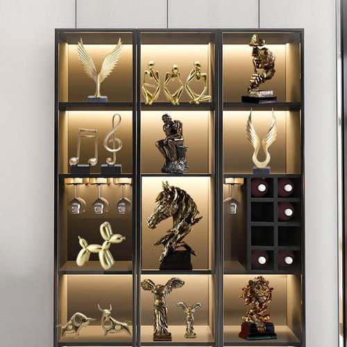 现代风生水起摆件客厅酒柜玄关电视柜办公室书柜乔迁新居礼品