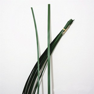 仿真花假花 插花线条造型材料 仿真剑叶扁草18片细叶假花