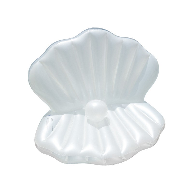 新款贝壳浮排成人珍珠沙发扇贝坐骑美人鱼水上浮床网红款拍照道具