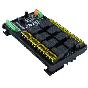 30A继电器模块开关数字量输入采集CAN通讯IO扩展控制板电磁工业级