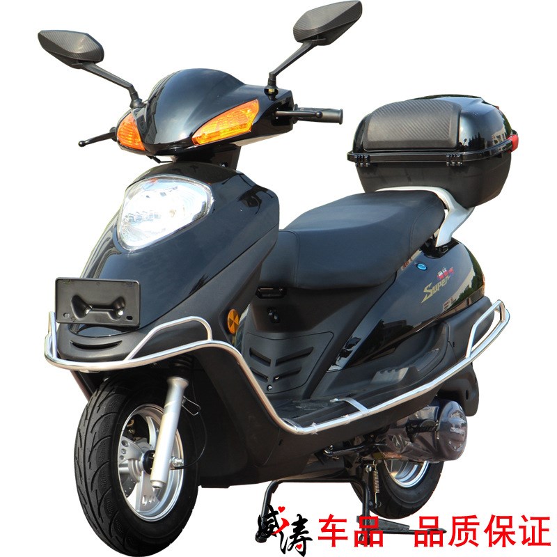 直供宇钻摩托车125CC踏板摩托车燃油款 助力车男女款雨钻踏板车