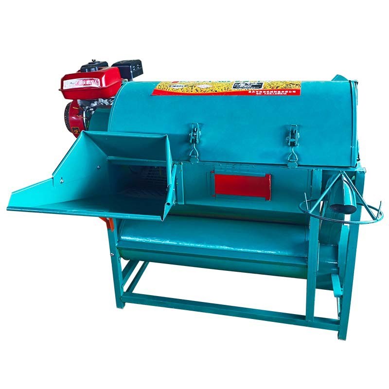 全自动打谷机小型水稻打麦机谷子脱粒机全喂入稻谷收割机农村家用
