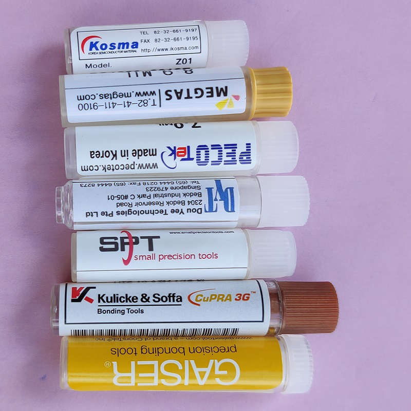 焊陶瓷铜线.e合劈键8刀0.-线0spt合嘴瓷嘴径机焊金线线毛细管9mil