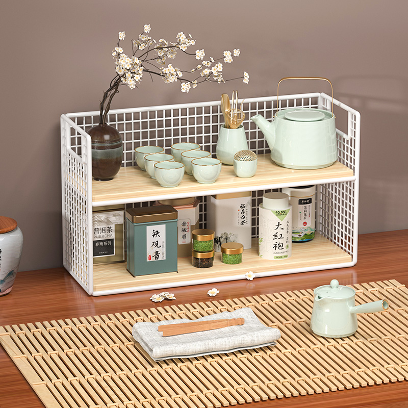 杯架杯子收纳置物架桌面水杯茶杯放咖啡杯整理架子盒Y茶水吧餐桌