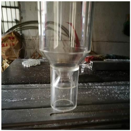 透明压克力有机玻l璃管棒定做x加工圆锥漏M斗实验器材水弯管水箱