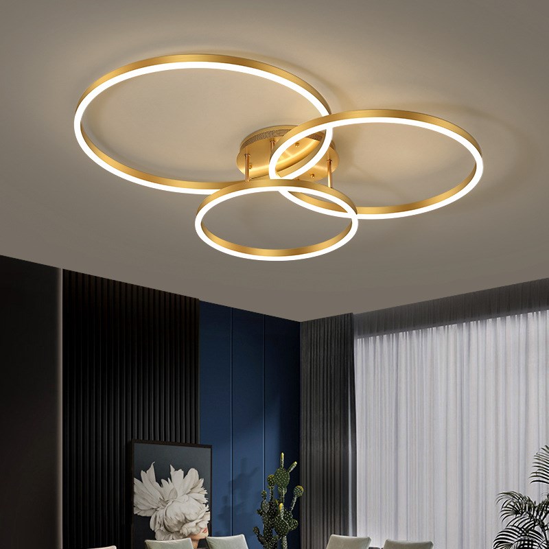 现代简约大气北欧客n厅主灯智能卧室灯全屋灯具广东中山客厅灯