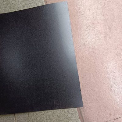 PC胶片单面磨砂PC片材黑色 0.5 0.8 1 1.5 2MM厚透明PC塑料板