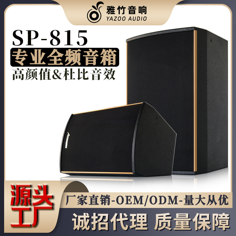 定制玛田SP15寸无源专业全频音箱 户外大舞台酒吧ktv音响套装