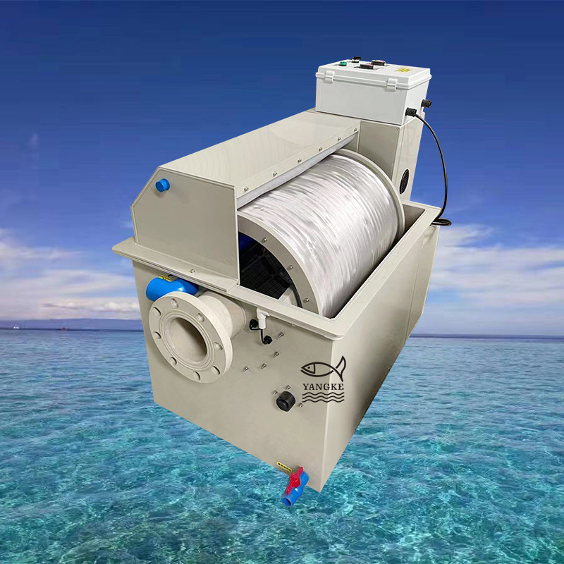 微滤机厂家直售循环水水产养殖设备滚筒过滤低耗耐用PP材质微滤机