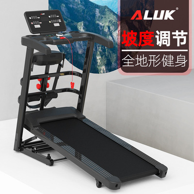 可折叠式电动跑步机跨境家用走步机静音款跑步机家庭式健身器材
