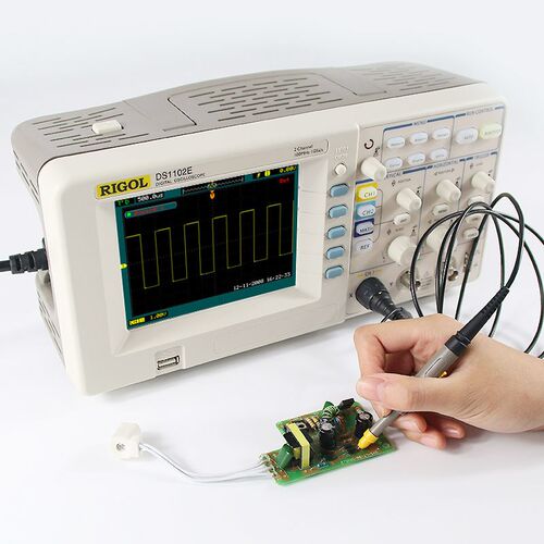 普源示波器DS1102E 数字示波器 DS1052E双通道100M采样1G 示波器