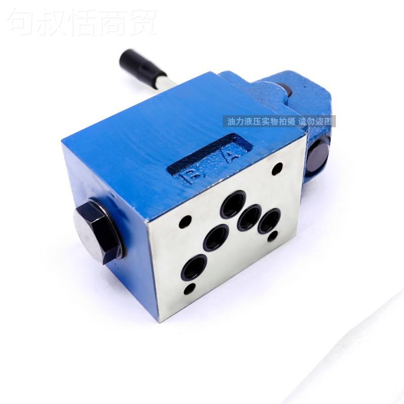 液压手动换UEN向阀4WMMM6E//G/DJ 4WM10/16阀G复位手动大流量控制