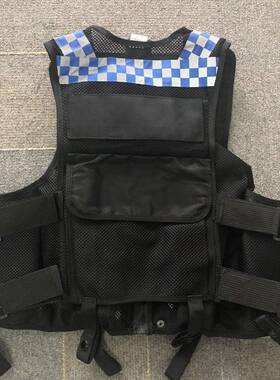 特价cnss光行服小方格交通安全骑服装多口执勤MVT服反袋反光背心