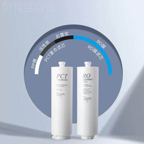 用滤75G芯直饮机RO通反渗渗透净水器家用PCT复合滤芯HCORO反透膜
