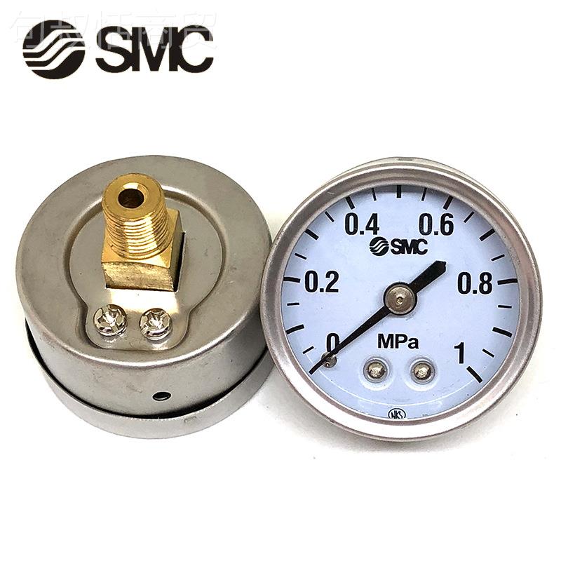 SMC压力表G36-2-01G361-2-01 G43-2-00-0.2mpa0-1mpa一分牙 R 1/8