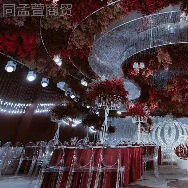 crystal acryic devil chlair weddn bangqueit parYM501ty chair