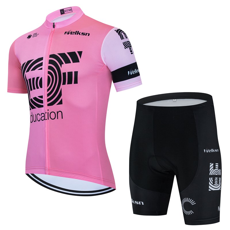 2023EF英孚车队版夏季登山自行车骑行服透气排汗快干 干短袖男单