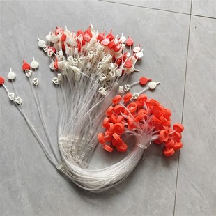 果树输液管加厚输液吊瓶针管柑橘黄龙病夹子款内塞双色大圆头