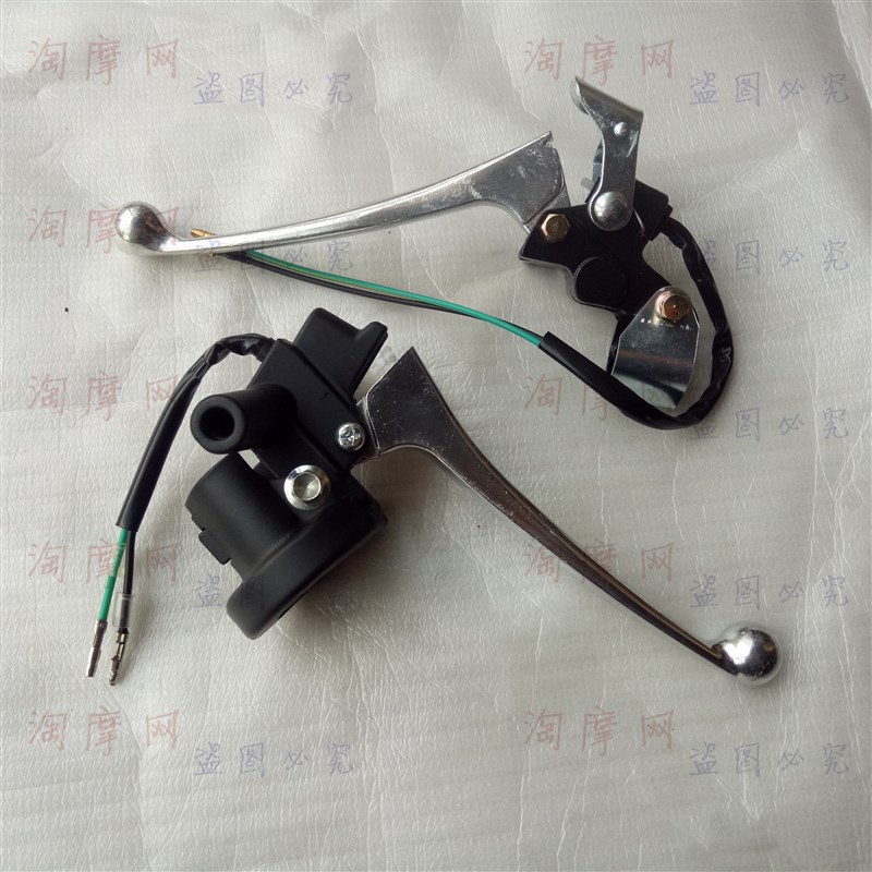 适用五羊本田佳颖喜俊致酷影WH125T-3-5-6摩托车刹车手把左右镜座