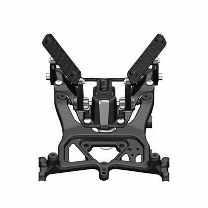 升仕ZT368D踏板摩托车改装带升降功能挡风玻璃风挡电机支架摇臂