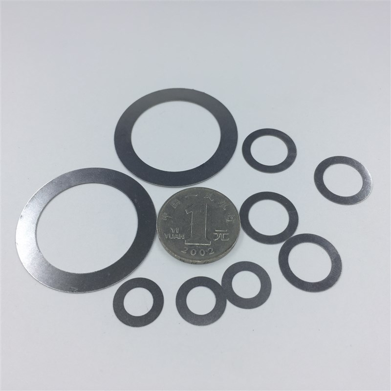 碳钢0.2/0.3/0.5/1MM超薄调整间隙平垫圈配合垫片金属垫片M2-M100