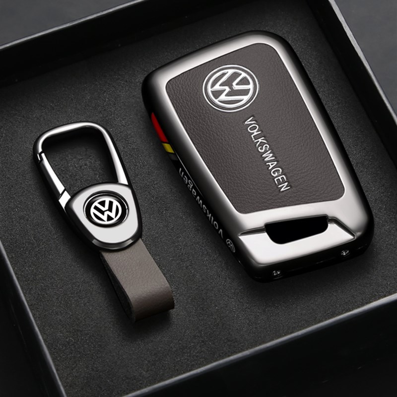 大众ID3钥匙套id4x汽车id6xid7高尔夫揽巡揽境途观L车包壳扣