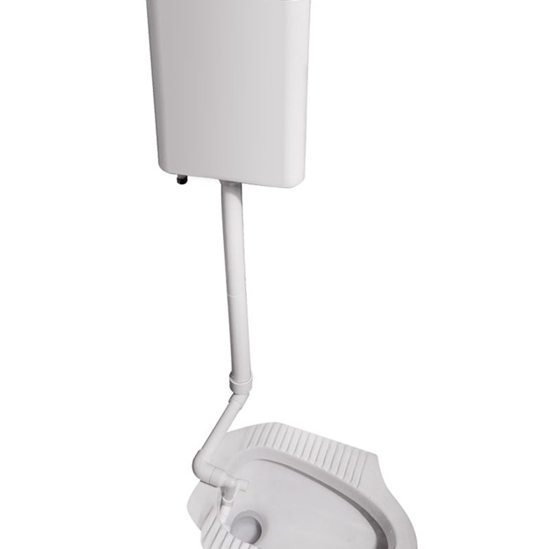 帆鲤外接式弹跳冲水箱 租房改造厕所免打孔蹲坑挂壁马桶外接水箱
