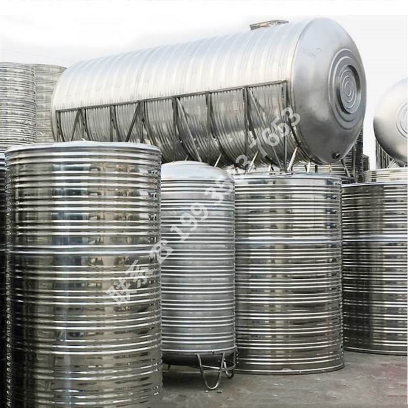 304不锈钢保温加厚水箱蓄水塔空气能储水罐圆形太阳能热水桶