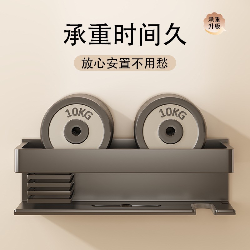 德国吹风机置物架免打孔卫生间电吹风支架浴室洗漱台风筒收纳挂架