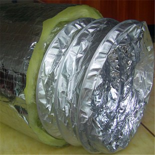 中央空调保温软管夹筋保温管中央空调软风管消音加厚加筋保温管