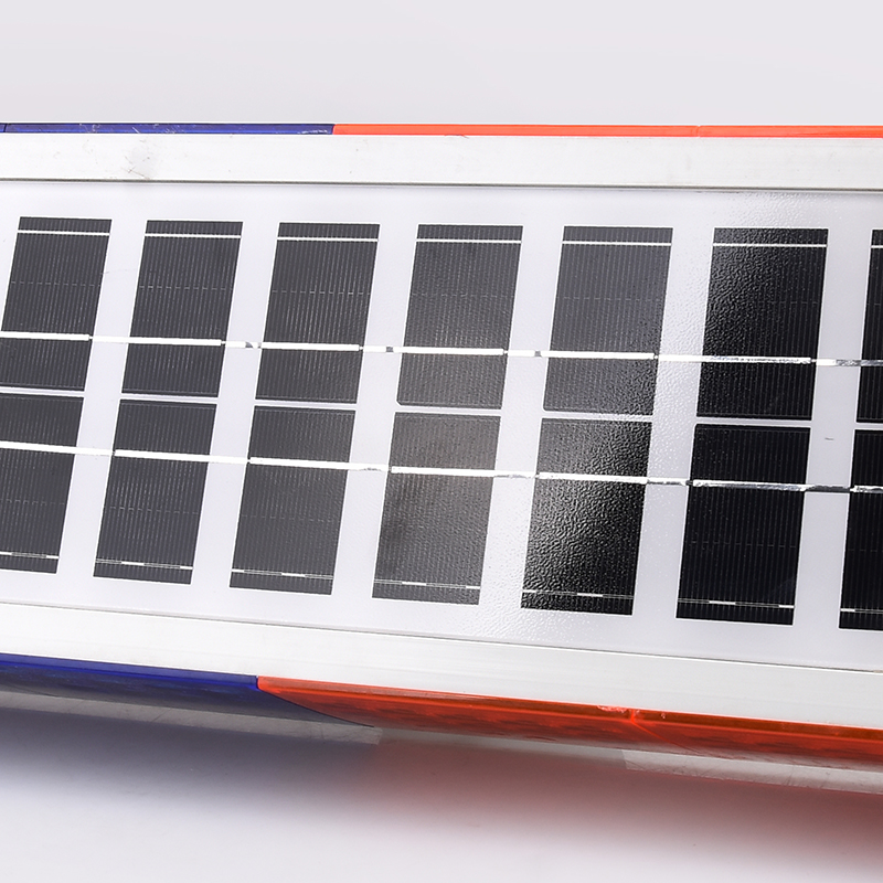 太阳能充电警示爆闪灯路口安全闪烁夜间施工信号交通道路强光路边