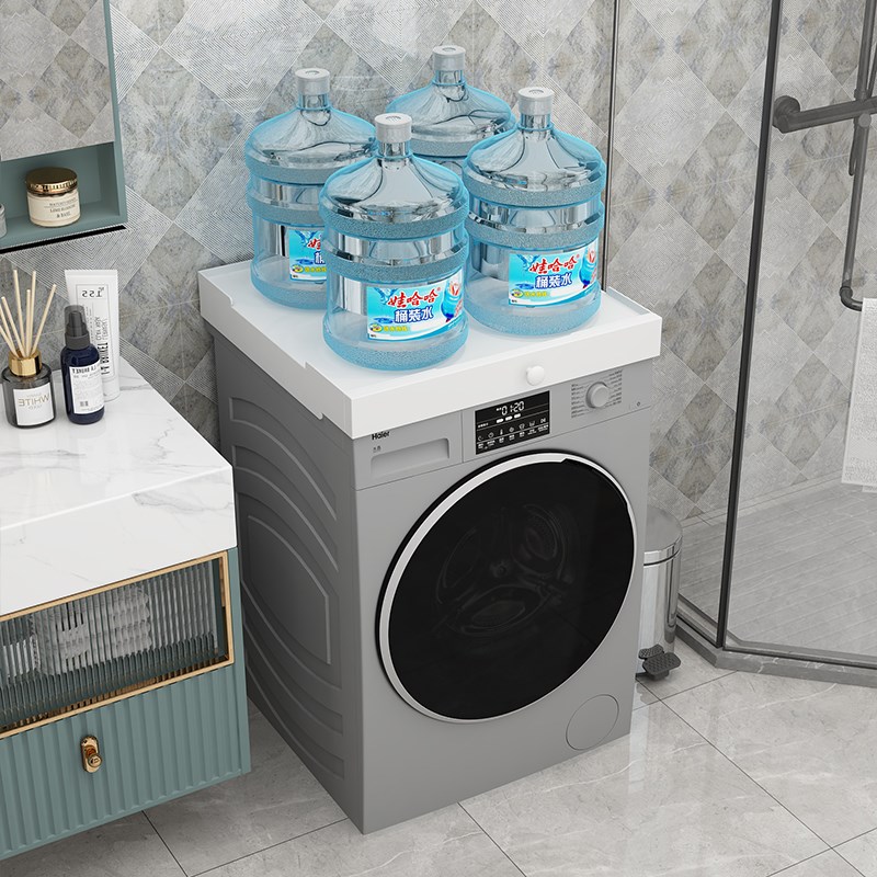 洗衣机置物架上方省空间一字形隔板架阳台置物架烘干机简约叠放架