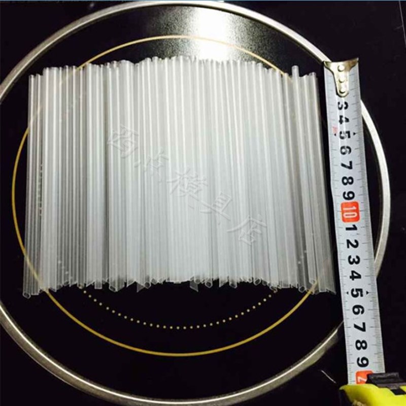 豆浆杯吸管 一次性透明尖头豆浆吸管 牛奶AD钙奶塑料硬质奶茶吸管