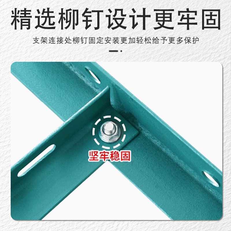 空调外机角铁绿漆支架1匹1.5匹2P匹3匹通用空调三角架托架加厚型