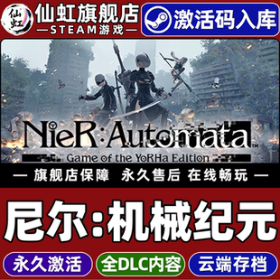 Steam正版尼尔机械纪元 激活码CDKey入库全球区国区汉化补丁NieR:Automata 全DLC电脑PC单机开放世界动作游戏