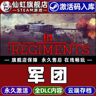 Steam正版军团 激活码CDKey入库全球区国区Regiments 全DLC模拟战争游戏即时战略战术行动单机电脑PC策略游戏