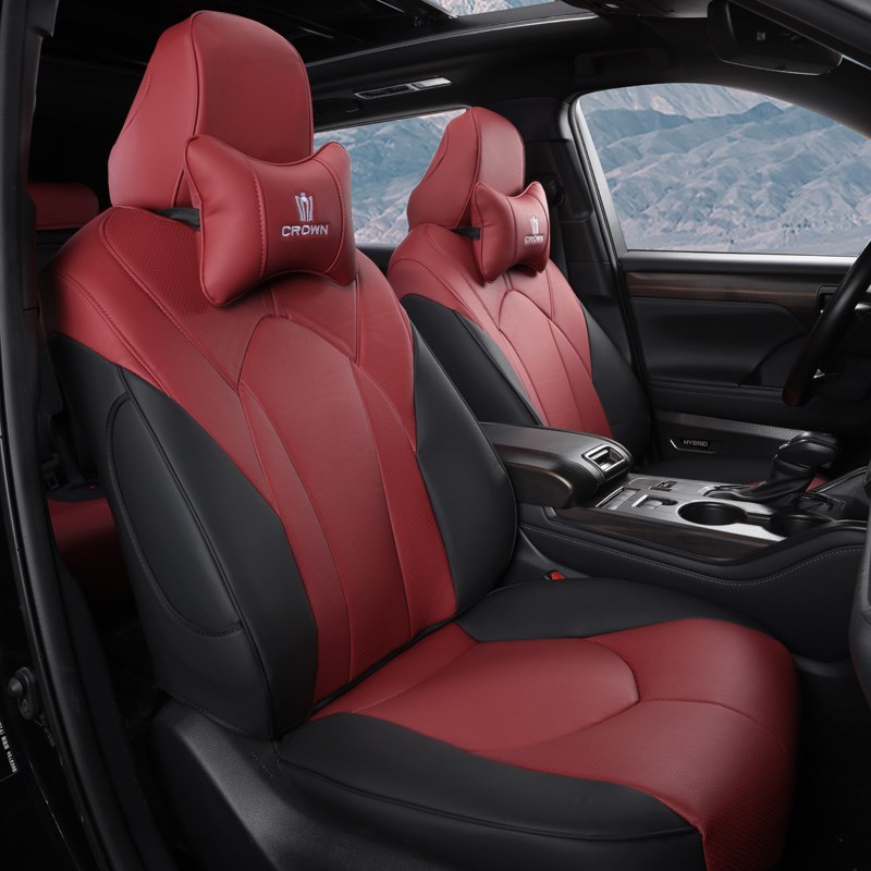 适用于丰田皇冠陆放坐垫05-19款14/13/12代皇冠车座椅套改装座套