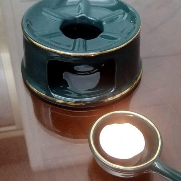 简约陶瓷炉座保温加热茶壶方便好用蜡烛加热温茶煮茶炉盅炉家用