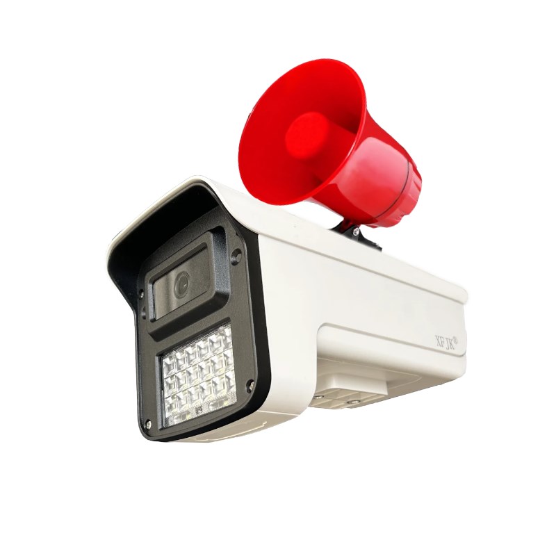 4G车辆违停汽车检测自动广播喊话AI智能监控600万摄像头防水语音