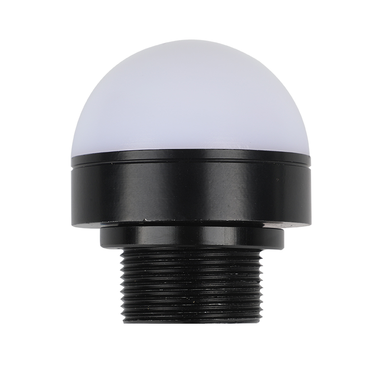 led三色灯设备警示灯球形防水小型信号灯单层红黄绿指示灯24v12v