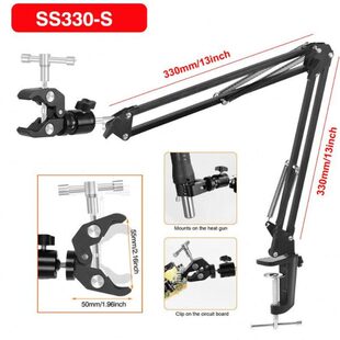 焊接台夹具 软管铝合金焊接辅助固定夹具焊台烙铁焊锡维修