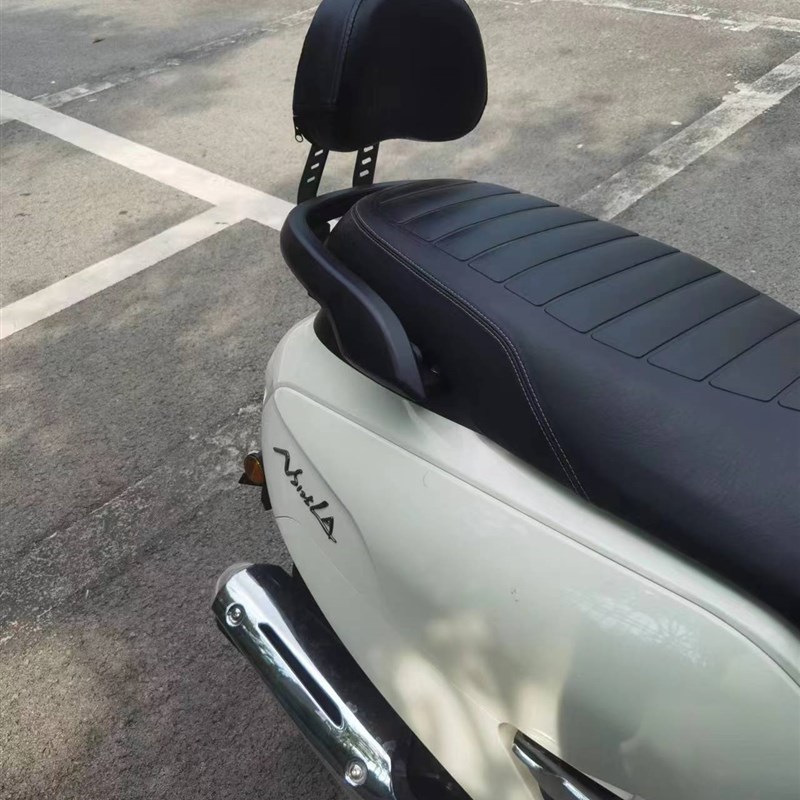 适用于24款新大洲本田摩托车NS125LA后靠背垫la靠垫带支架改装件