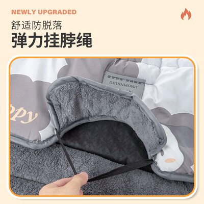 台铃小锐鹰电动车挡风被冬季加绒加厚亲子秋冬天电瓶摩托车防寒罩