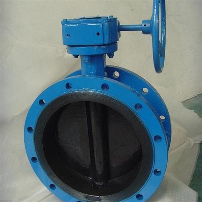 大口径法兰蝶阀 D341J-64C脱硫脱硝蝶阀 全衬胶蝶阀 涡轮法兰蝶阀